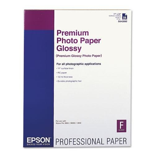 EPSS042092 Premium Glossy Photo Paper for Inkjet Printers - High-Quality 8.5x11 Inch Photo Paper for Professional Prints, Home Decor, Scrapbooking & Gift Projects