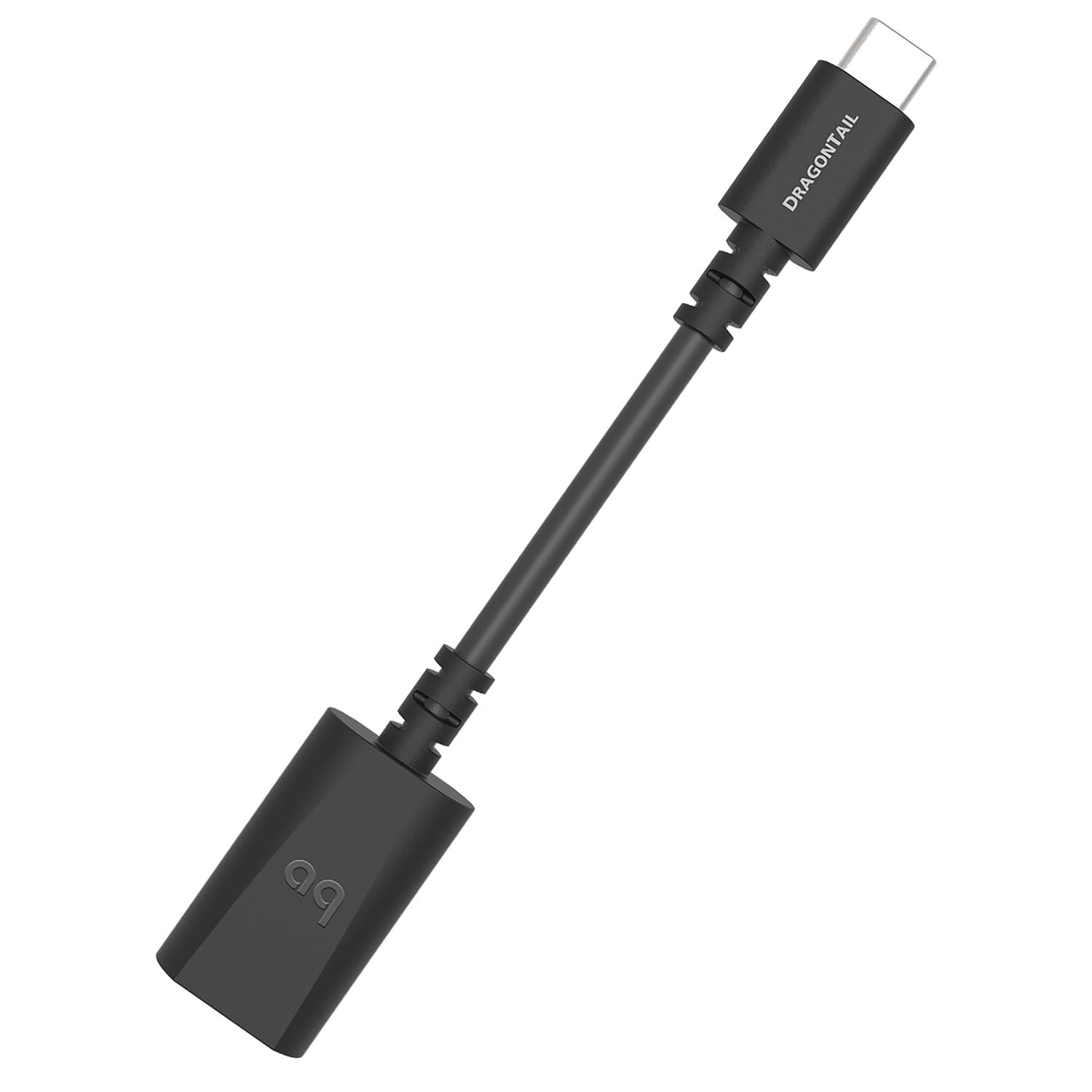 AudioQuest DragonTail USB A to C Carbon Fiber Adapter - High-Speed Data Transfer for MacBook, iPad, Samsung Galaxy & More