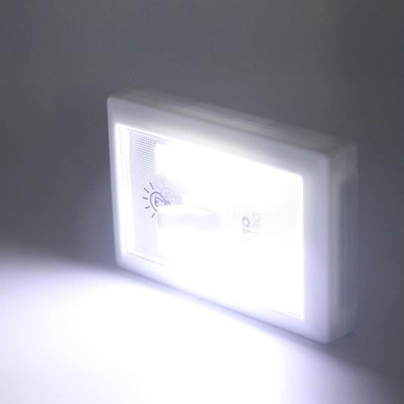 Battery Operated LED Tap Lights - 6 Pack COB Cordless Night Lights for Closet, Cabinet, Kitchen, Garage, RV | Touch Control & Wall Mountable | Perfect for Bedrooms, Hallways, Sheds and Dark Spaces