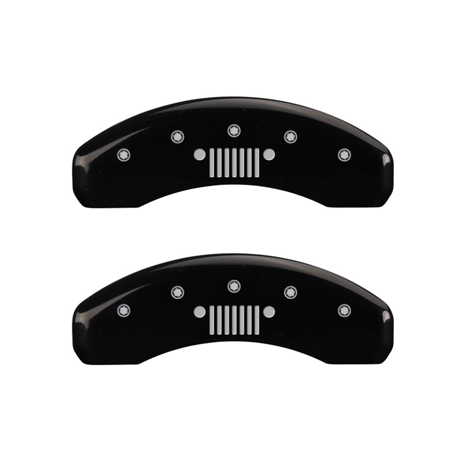 High-Quality MGP Caliper Covers 42006SJPLBK - Set of 4 with Durable Black Powder Coat Finish | Perfect for Car Enthusiasts & Vehicle Customization