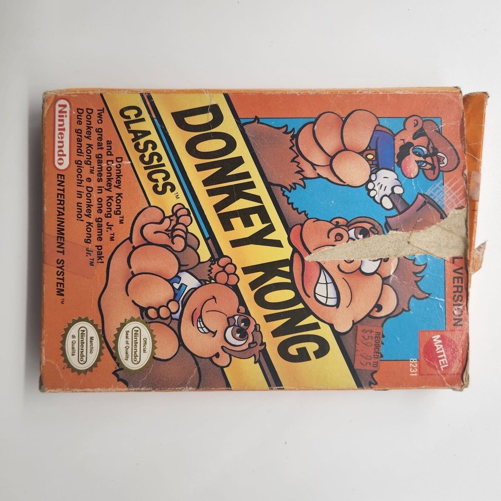 Donkey Kong Classics NES Game - Complete Boxed Edition for Nintendo Entertainment System | Retro Gaming, Collectible & Gift for Gamers