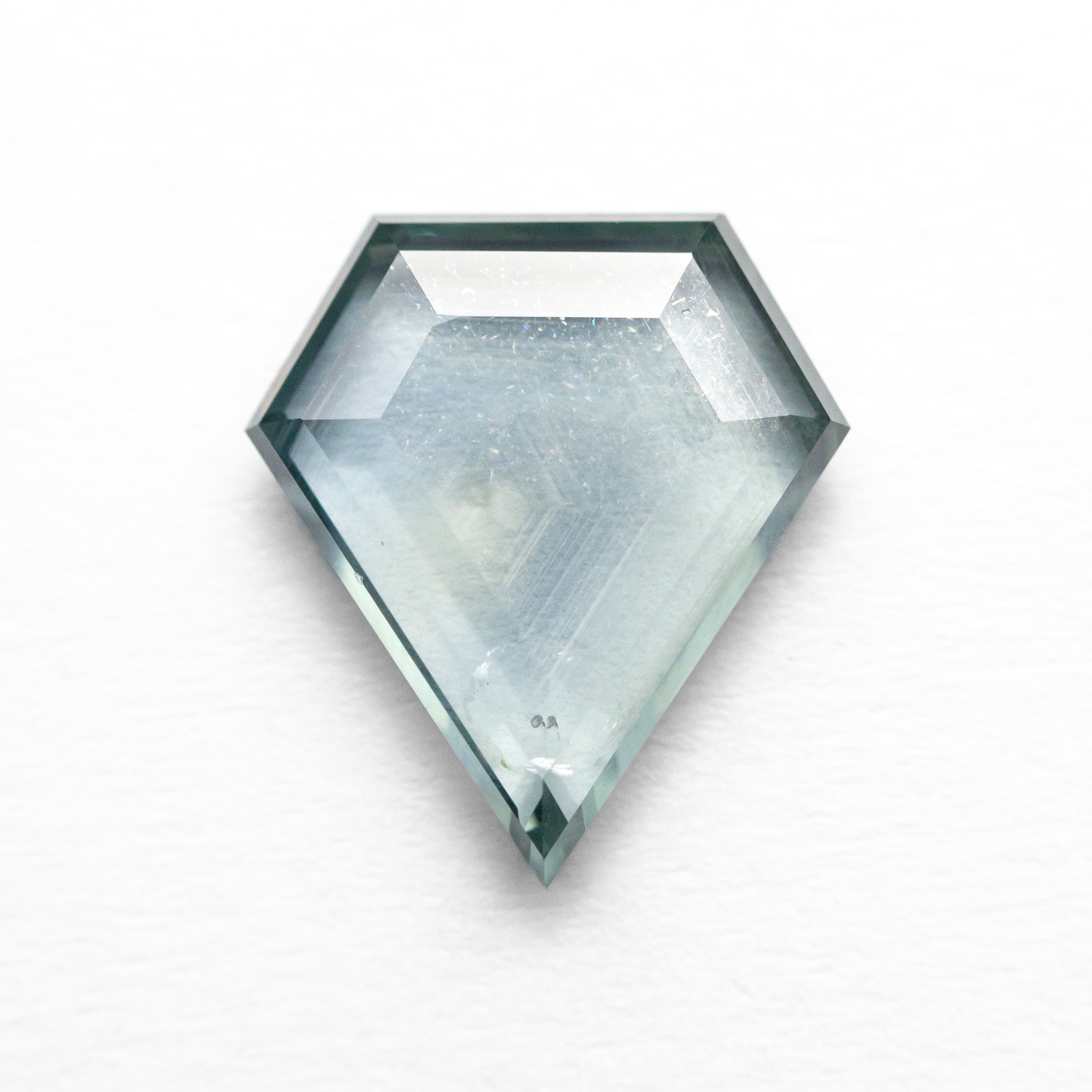 2.41ct Natural Shield Portrait Cut Sapphire - 10.16x9.10x2.69mm Blue Gemstone for Jewelry Making, Engagement Rings & Unique Gifts