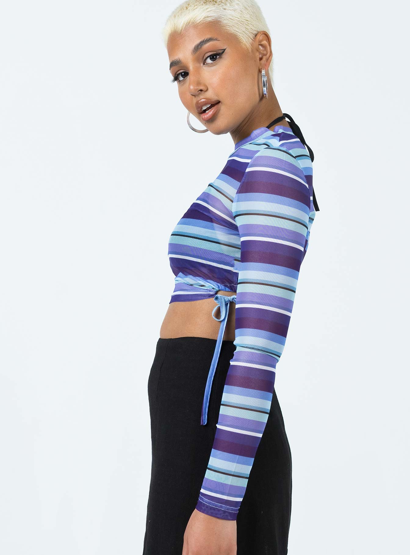 Bluestone Women's Long Sleeve Casual Tops - Blue & Multicolor Floral Print Shirt for Everyday Wear, Office & Outings