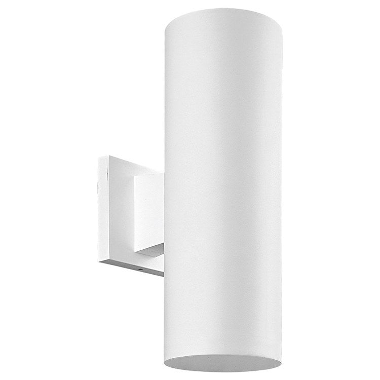 5 Pack Cylindrical Outdoor Wall Lanterns - Durable Polypropylene Two-Light Fixtures for Porch, Patio & Garden Lighting | Weather-Resistant & Energy Efficient