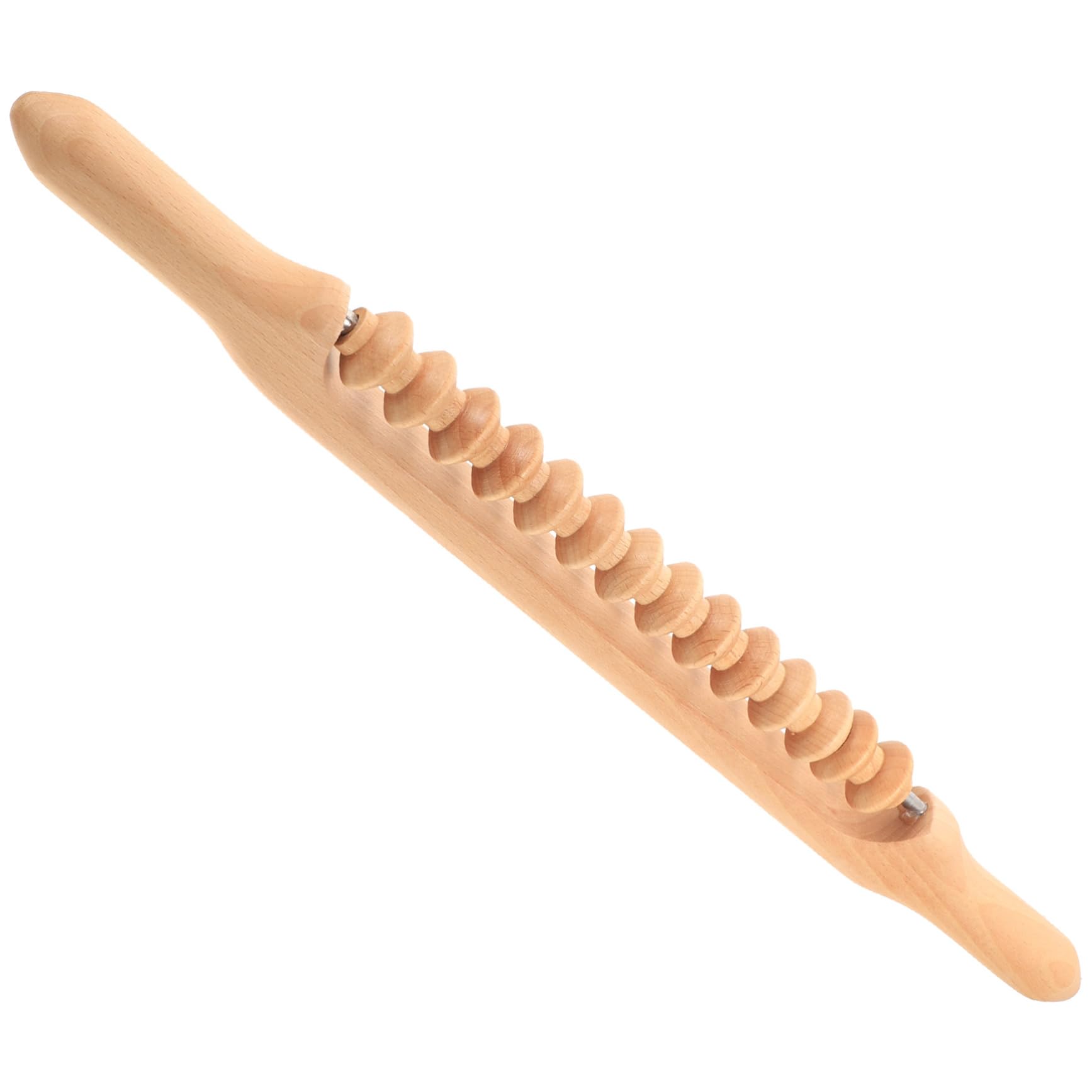 Healeved Wooden Massage Roller - Foot, Hand, Scalp, Leg & Body Massage Tool for Relaxation & Pain Relief - Perfect for Home, Spa & Gym Use