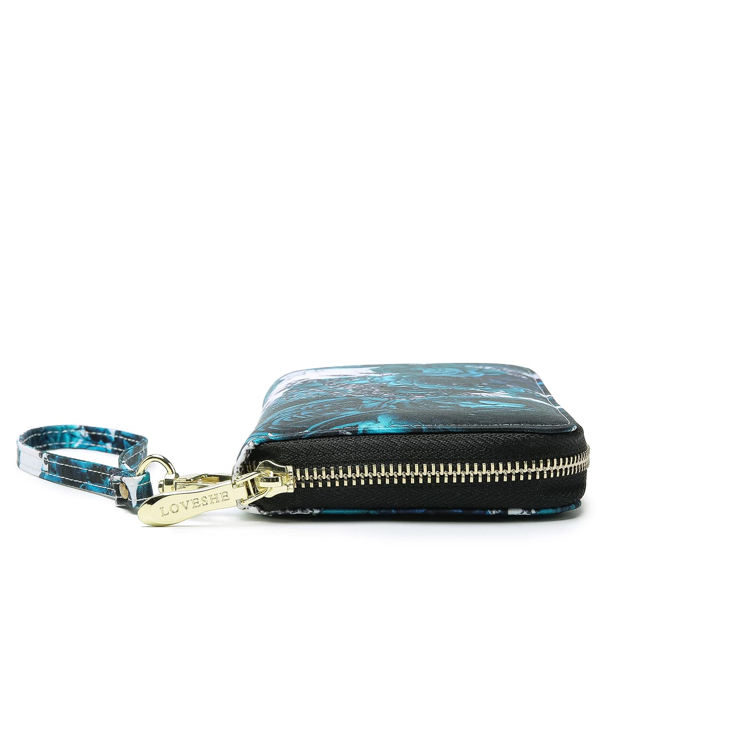 RFID Blocking Women's Wallet - Slim Bifold Zipper Purse with Credit Card Slots & ID Window, Large Capacity Travel Clutch for Everyday Use, Shopping and Business Trips