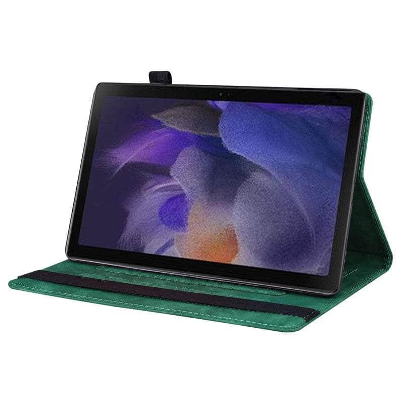 Premium Leather Business Wallet Flip Case for Samsung Galaxy Tab A8 10.5 (2022) - Perfect for Office, Travel & Daily Protection