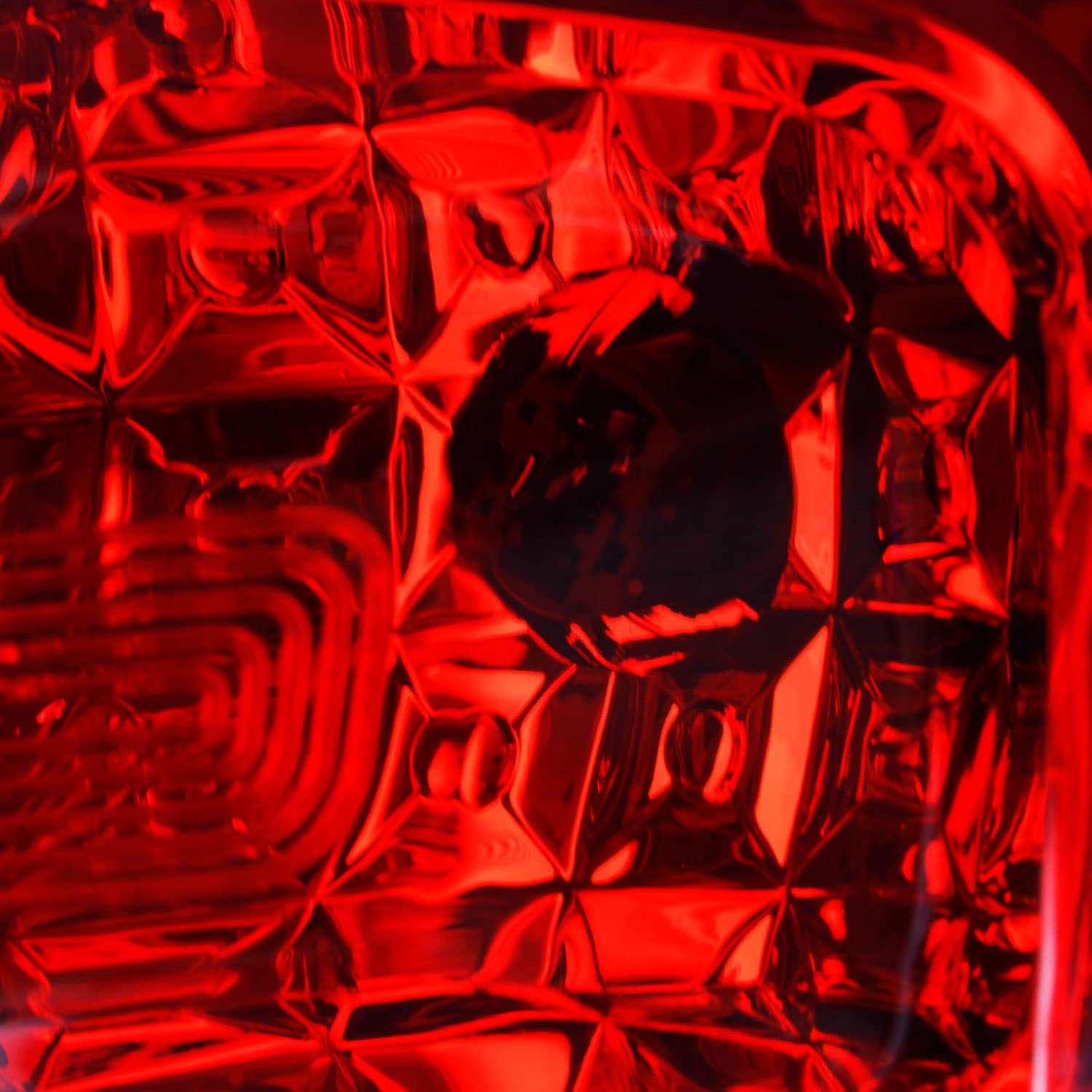 AKKON Red Lens Tail Brake Lights Pair for 2013-2019 Chevy Trax LS (Halogen Type) - Driver & Passenger Side Replacement - Enhances Safety & Style for Night Driving and Car Customization