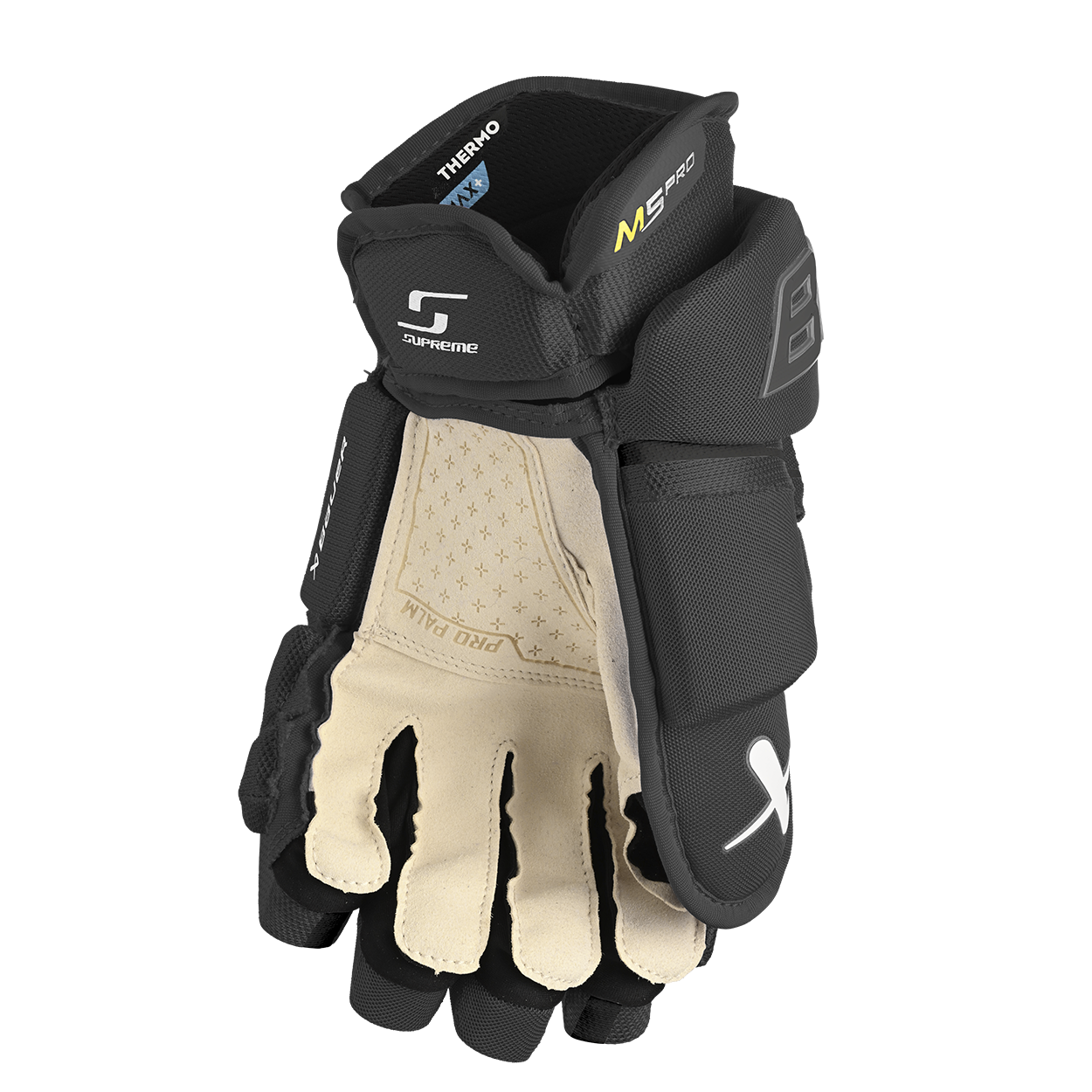 Bauer Supreme M5 Pro Senior Hockey Gloves - High-Performance Ice Hockey Gear for Players & Goalies - Perfect for Games, Training & Competitive Play
