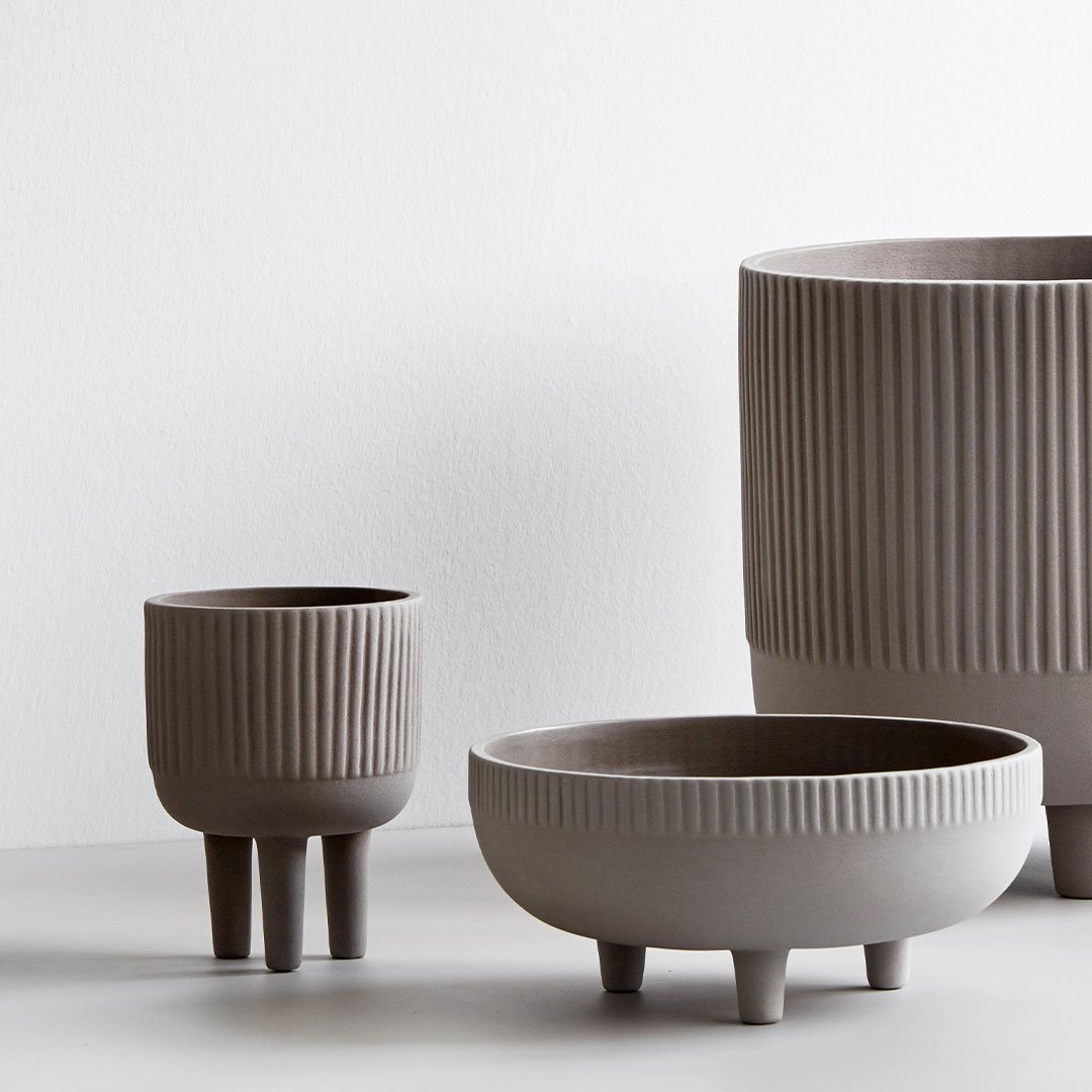 Kristina Dam Studio Bowl Set - Modern Ceramic Serving Bowls for Soup, Salad & Dessert - Perfect for Dining, Entertaining & Home Decor