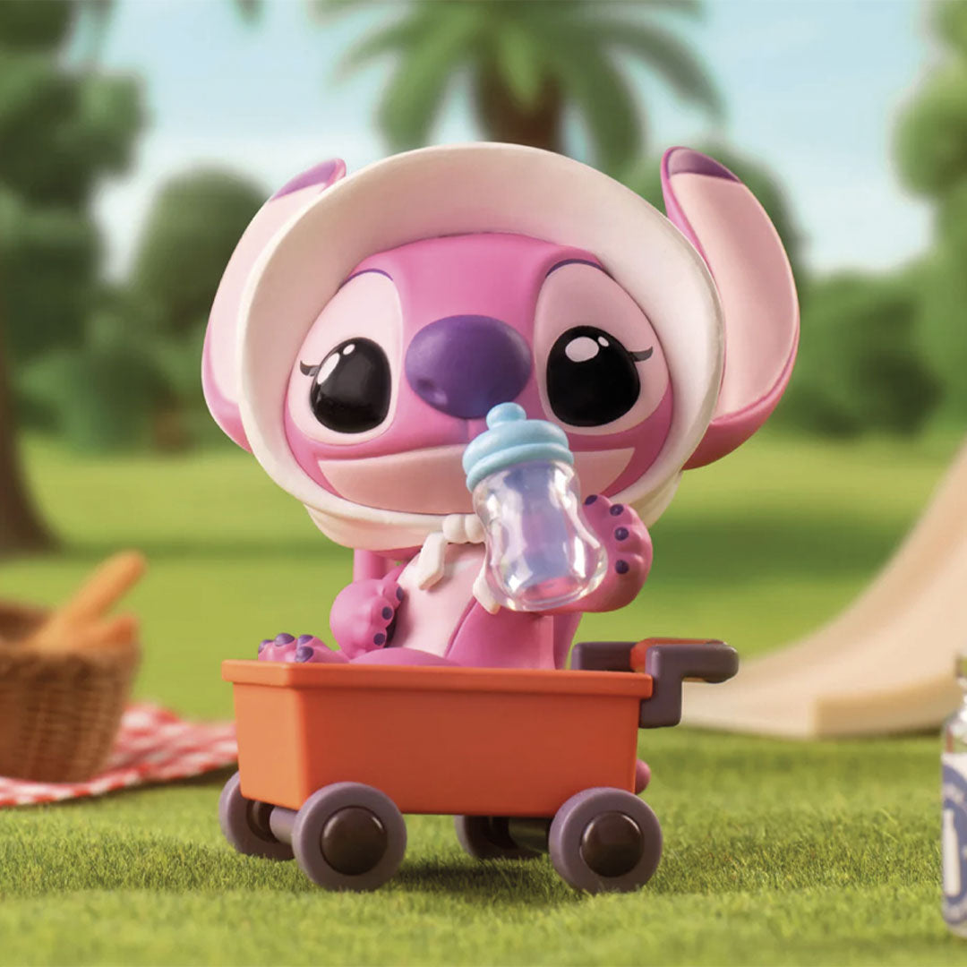 Disney Stitch on a Date Series Collectible Figures - Cute Anime Character Statue for Home Decor, Office Display, and Disney Fan Gifts