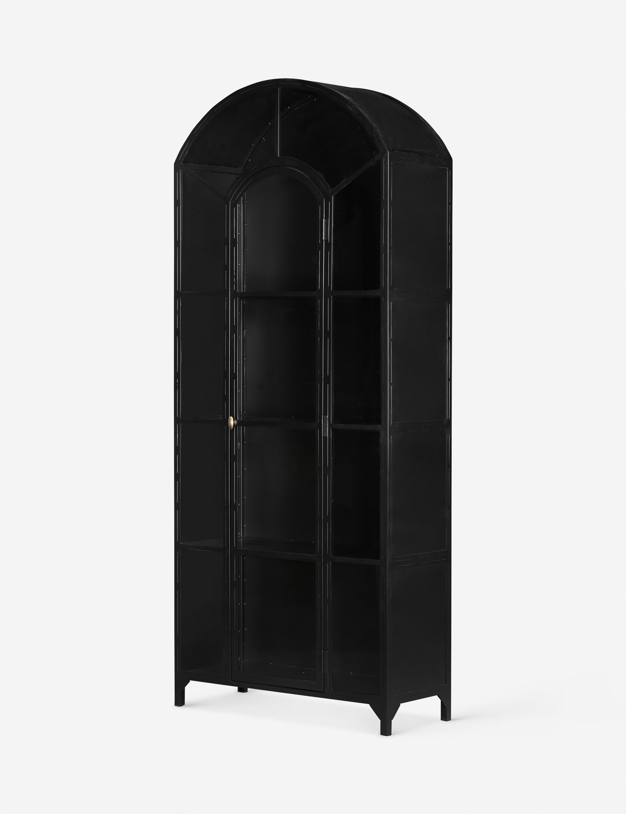 Elegant Cressida Glass Curio Cabinet with LED Lights - Display & Organize Collectibles, China, Antiques - Perfect for Living Room, Dining Room & Home Decor