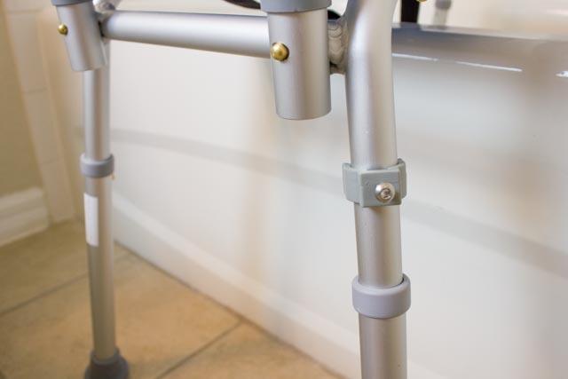 HydroGlyde Premium Sliding Bath Transfer Bench with Cutout - Safe Shower Chair for Elderly & Disabled - Non-Slip Mobility Aid for Bathroom Safety & Independence (Ideal for Post-Surgery Recovery & Home Care)