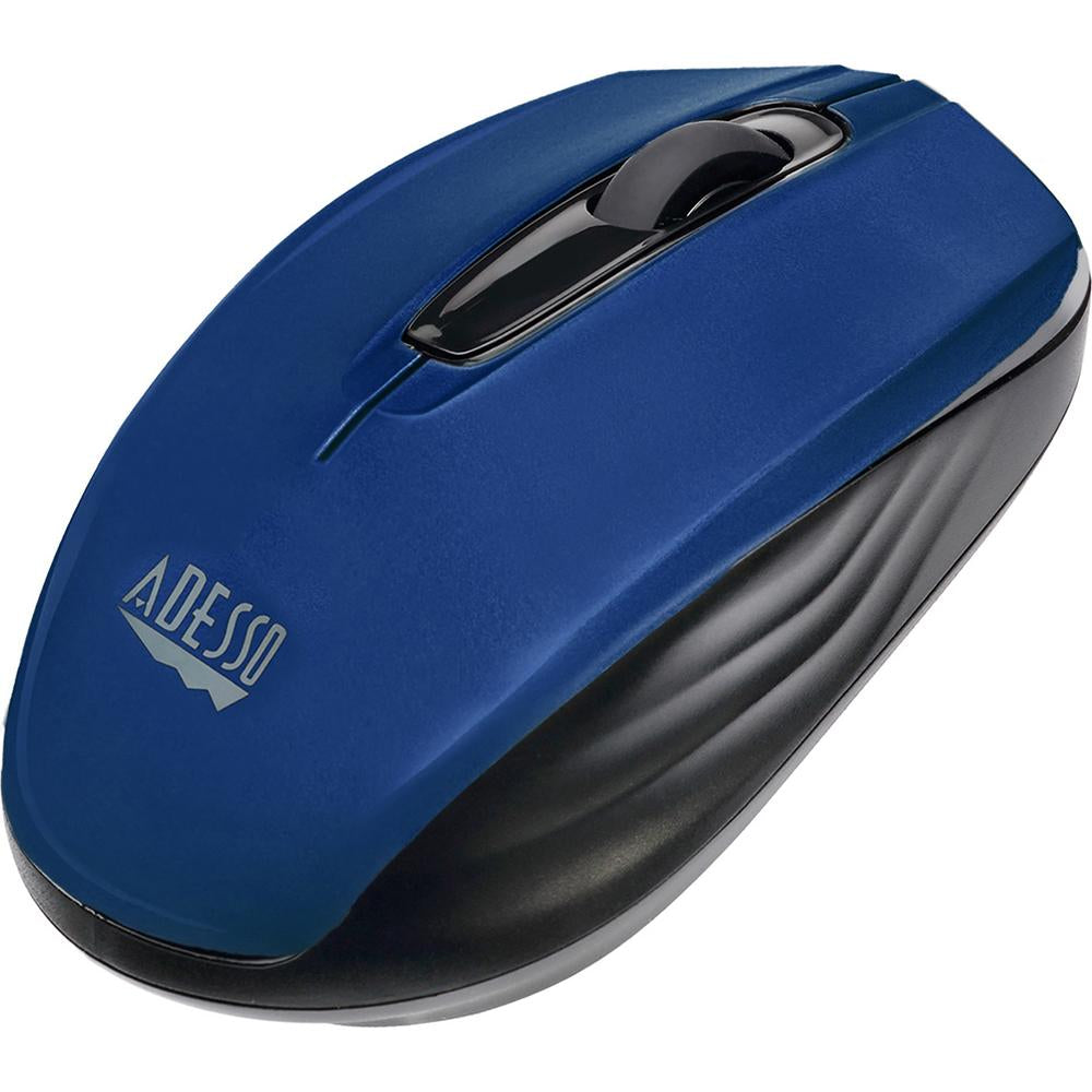 Adesso iMouse S50L 2.4GHz Wireless Mini Mouse - Compact Ergonomic Optical USB Mouse for Laptop, PC, Mac - Perfect for Office, Travel & Home Use
