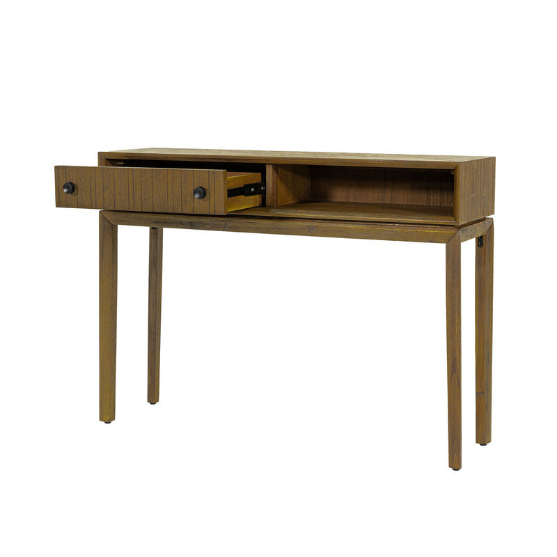 Borgergade 43.5 Sofa Table - Modern Chestnut Wood End Table for Living Room | Perfect for Small Spaces, Coffee Table Alternative, Sofa Side Table for Home Decor