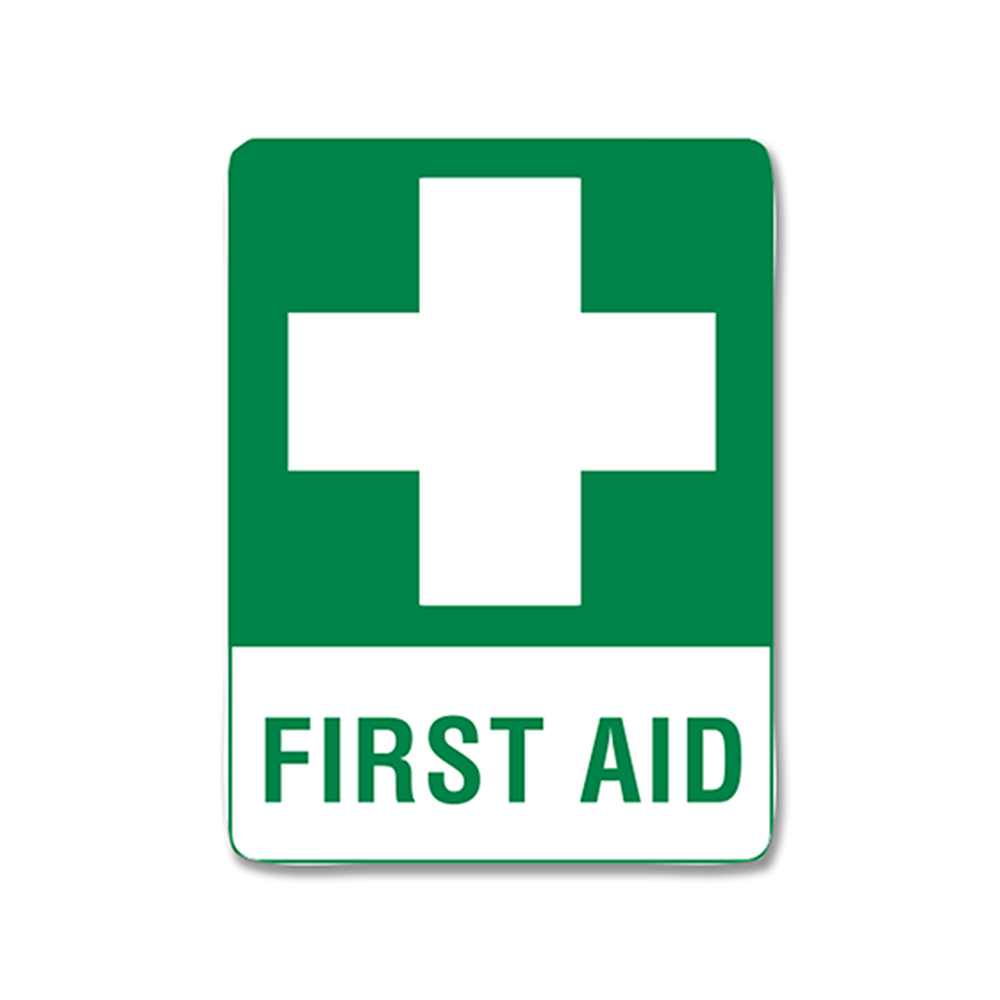 First Aid Sticker 10 x 14cm (4 x 5.5 Inches) - Waterproof Wound Cover for Kids & Adults - Perfect for First Aid Kits, Camping, Sports & Emergency Preparedness