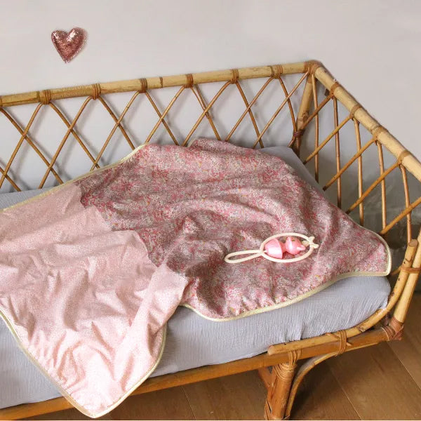 Barnabe Loves Coffee Baby Blanket Alba 73x90cm - Soft & Cozy Nursery Blanket for Newborns, Infants & Toddlers - Perfect for Cuddling, Swaddling & Stroller Use