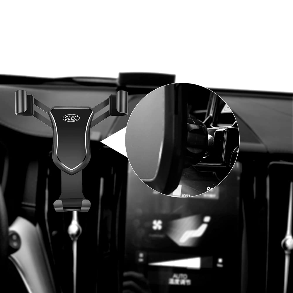 BEHAVE Car Phone Mount Holder for Volvo XC60 2018-2023 - Universal Phone Cradle Compatible with iPhone 15/14/13/12/11 Pro Max & Samsung Galaxy S23/S22/S21 - Perfect for GPS Navigation & Hands-Free Driving