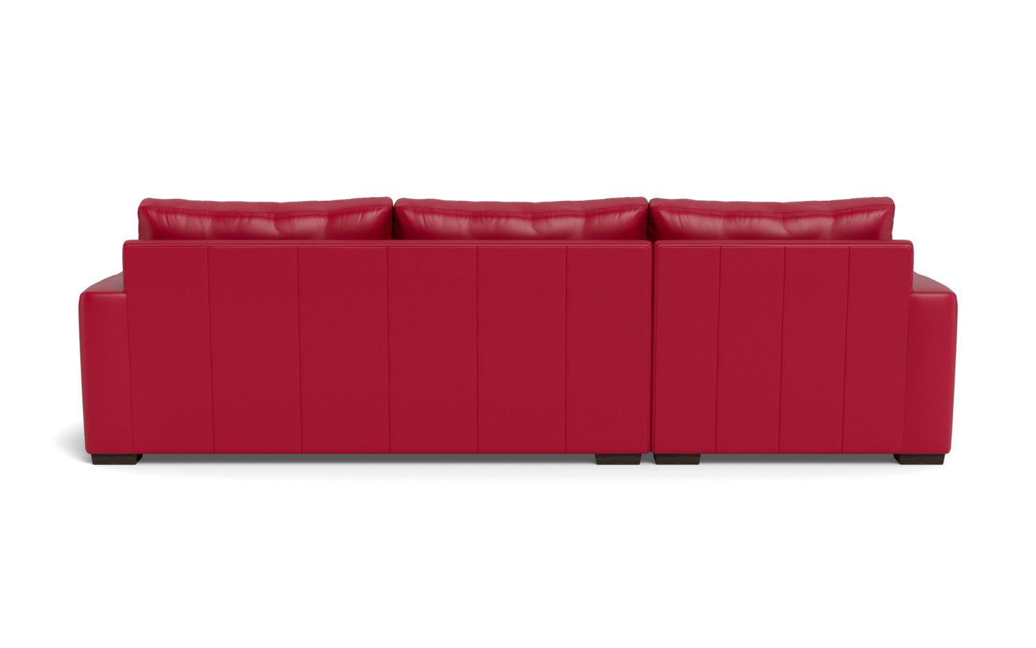 Premium Genuine Leather Left Chaise Sectional Sofa - Modern L-Shaped Couch for Living Room, Family Room & Home Theater Comfortable Seating
