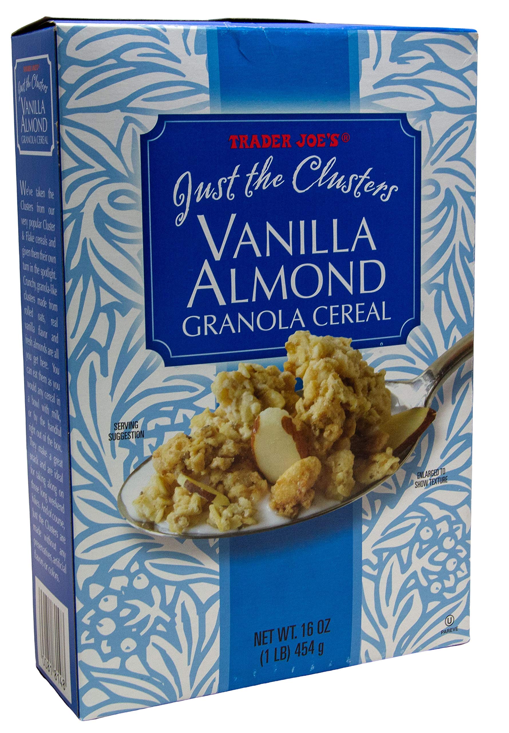 Trader Joe's Just The Clusters Cereal Bundle - Maple Pecan & Vanilla Almond (2 Boxes) | Healthy Breakfast Cereal for Kids & Adults | Perfect for Family Mornings & Office Snacks