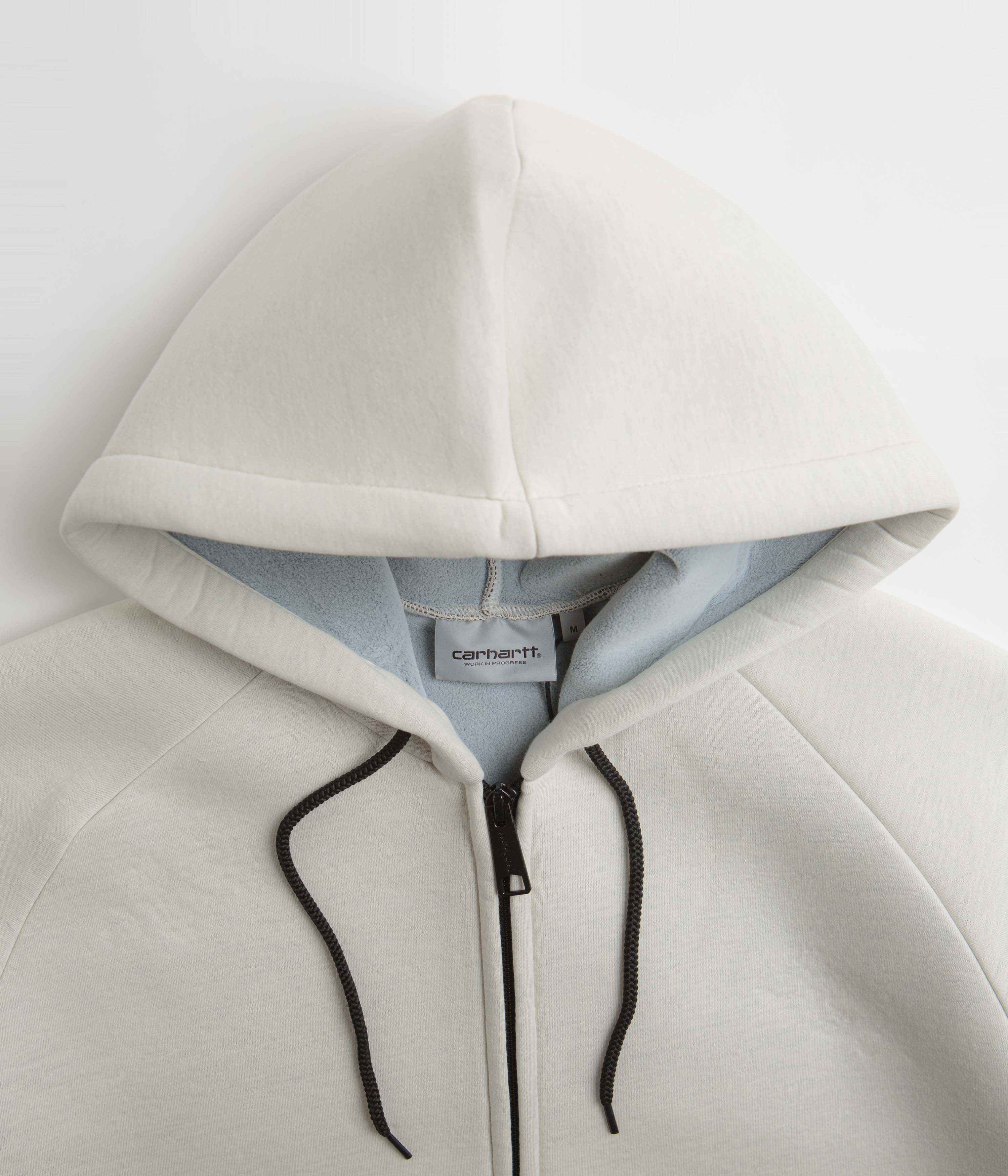 Carhartt Car Lux Hooded Jacket for Men & Women - Salt Grey Water-Resistant Winter Coat for Outdoor Work & Casual Wear