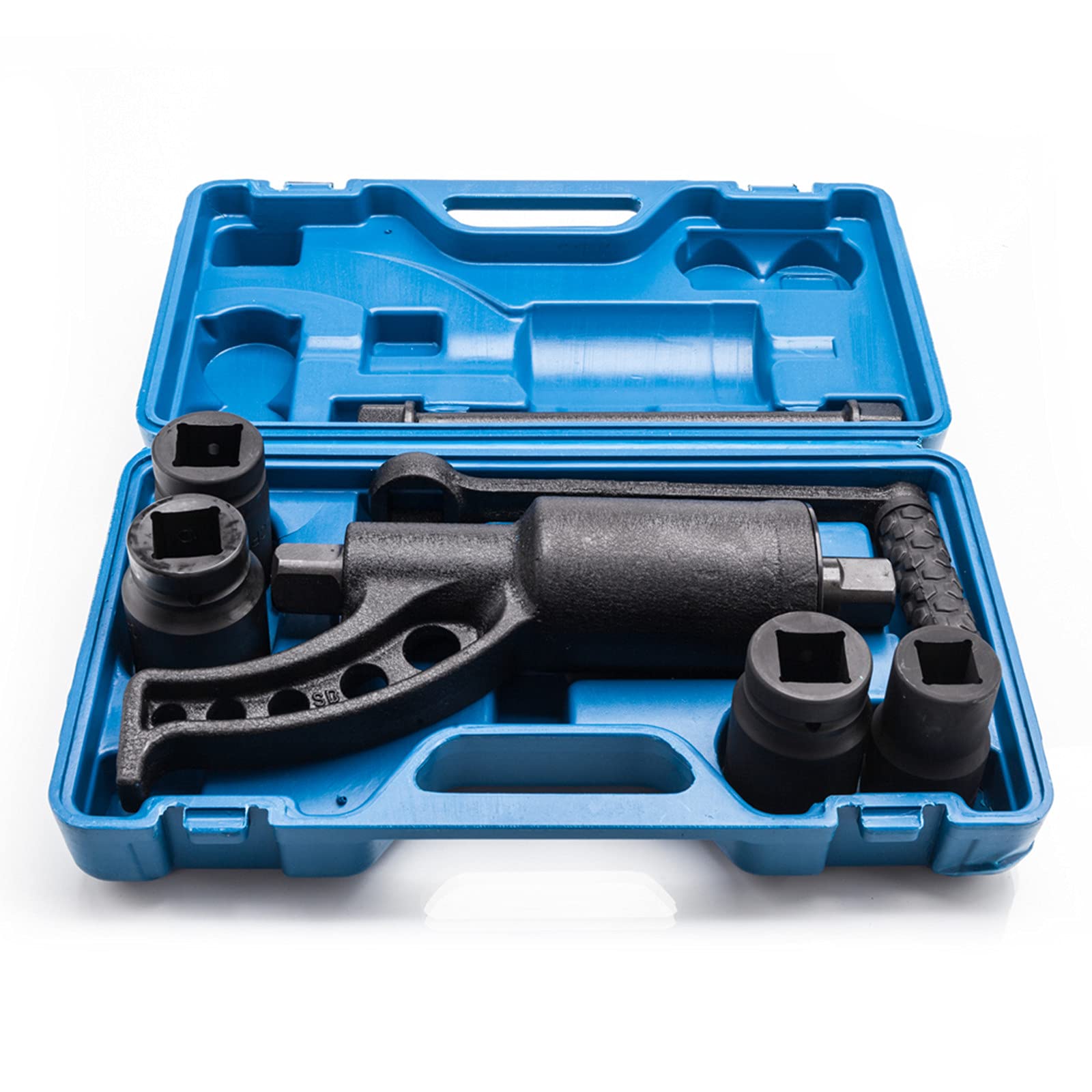 Tesmula GT2-LC Torque Multiplier Set - 4-Piece Socket Wrench Kit in Black | Heavy-Duty Bolt Tightening for Automotive, Industrial & DIY Projects