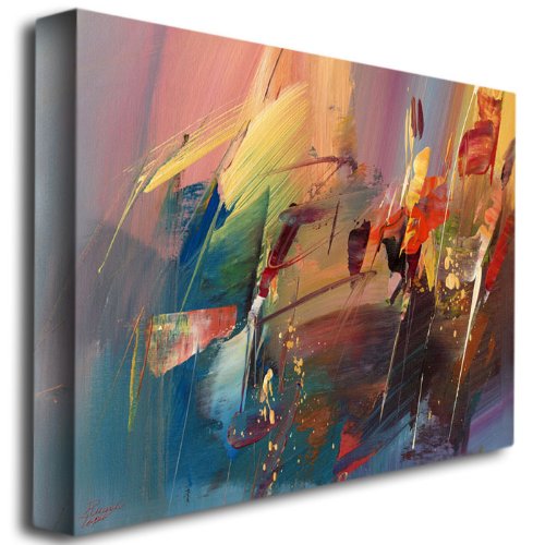 Ricardo Tapia Garden Canvas Art Print - Handmade Floral Wall Decor for Living Room, Bedroom & Office - Trademark Fine Art Collection