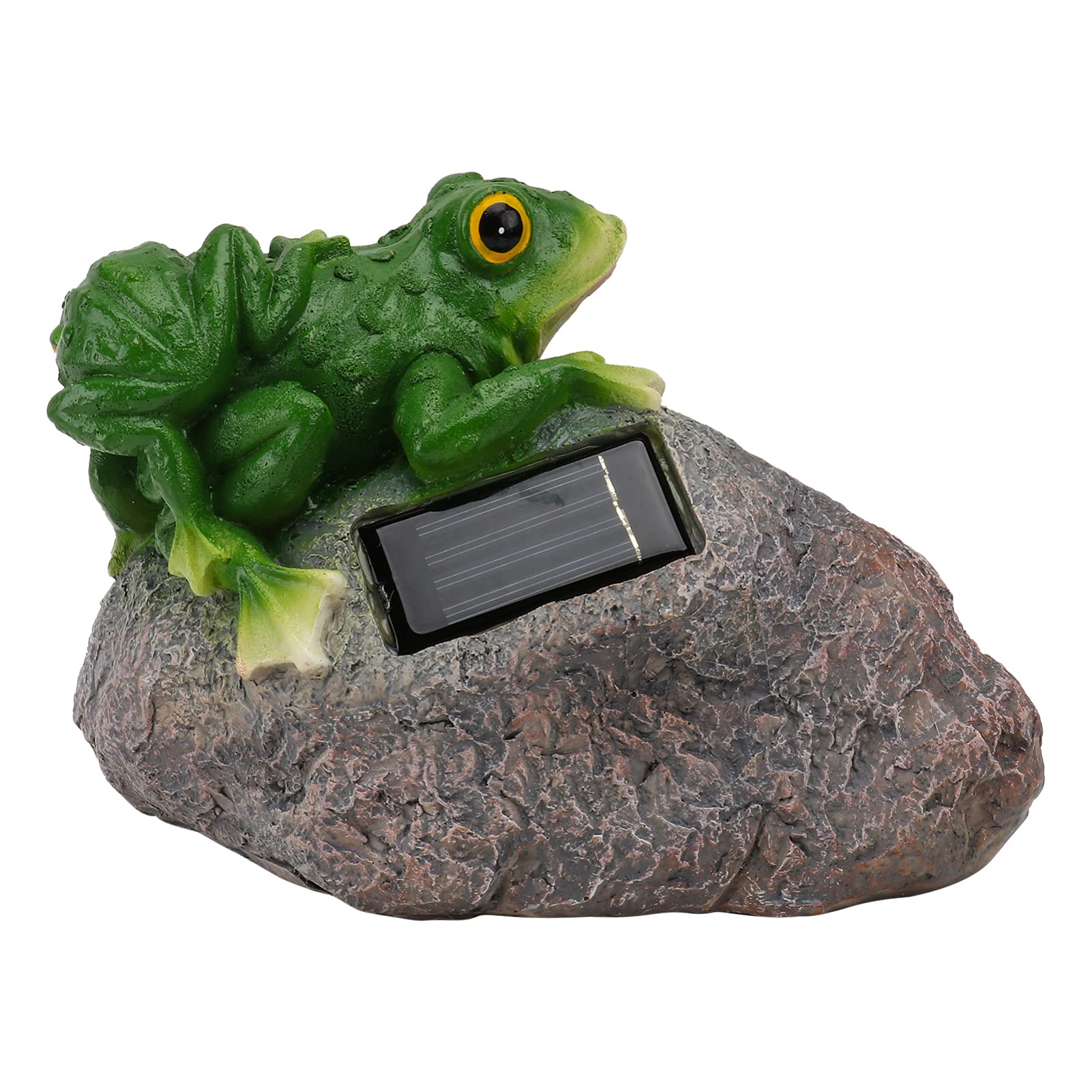 Solar Powered LED Frog Garden Statue - Waterproof Resin Outdoor Decor Light for Patio, Lawn & Yard | Weatherproof Landscape Lighting for Garden Decor & Pathway Illumination