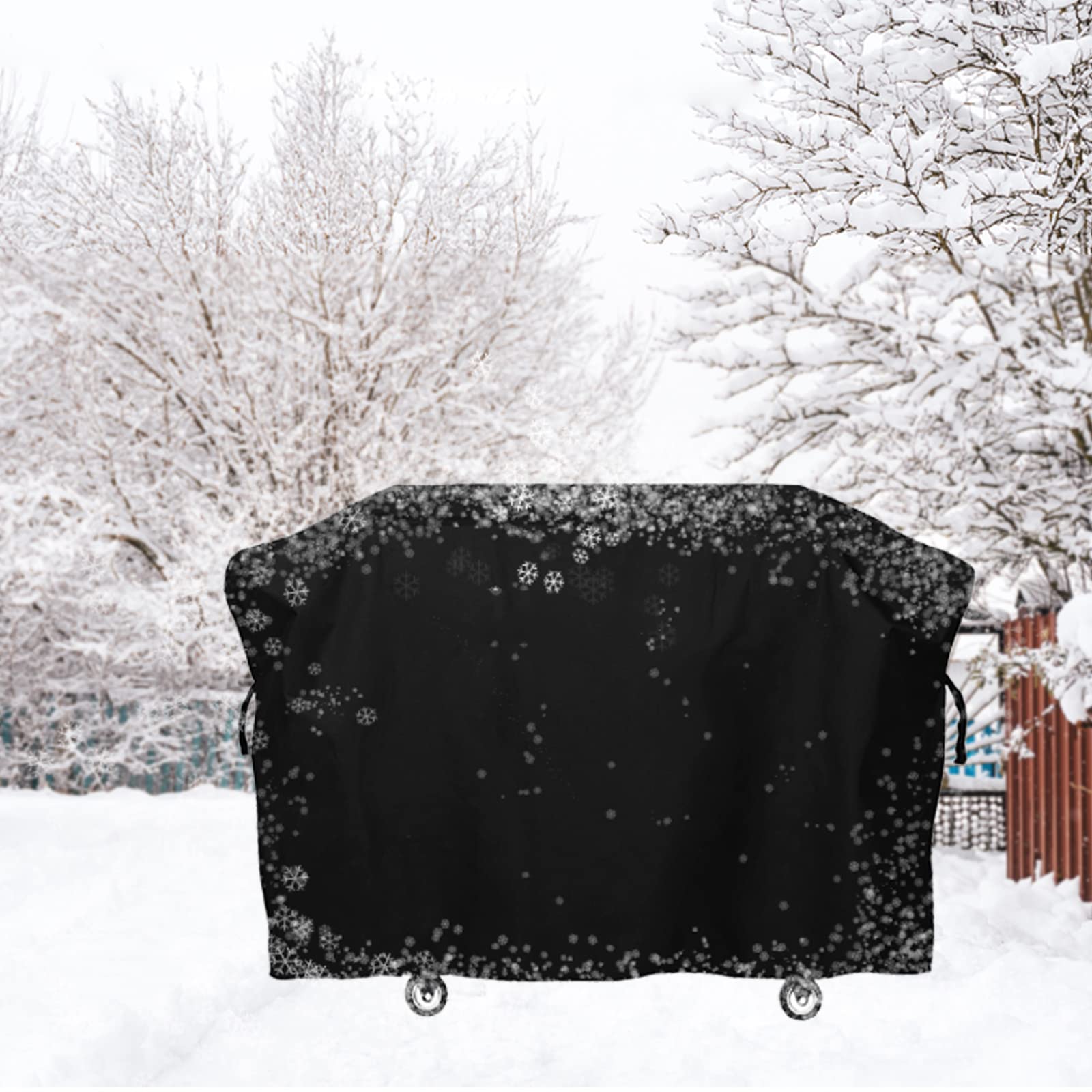 Blackstone 28 Inch Griddle Cover with Hood & Double Shelf - Heavy Duty Waterproof 600D Polyester Grill Cover for Models 1883, 1785, 1924, 2086, 2146, 2147 - Perfect for Outdoor Cooking, Backyard BBQs, and Camping Trips