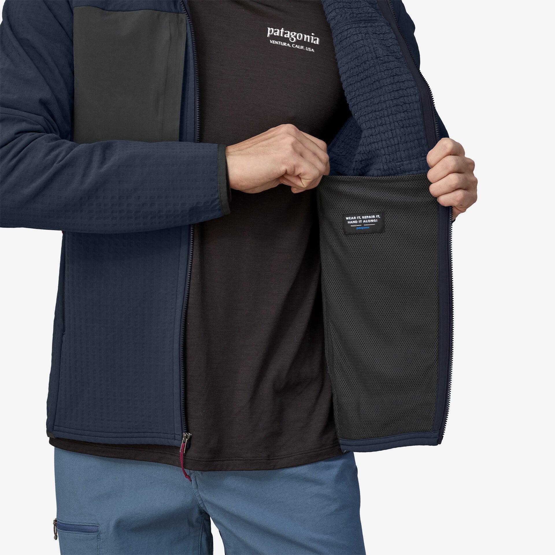 Men's R2® TechFace Fleece Hoody - Lightweight Water-Resistant Outdoor Jacket for Hiking, Camping & Winter Sports