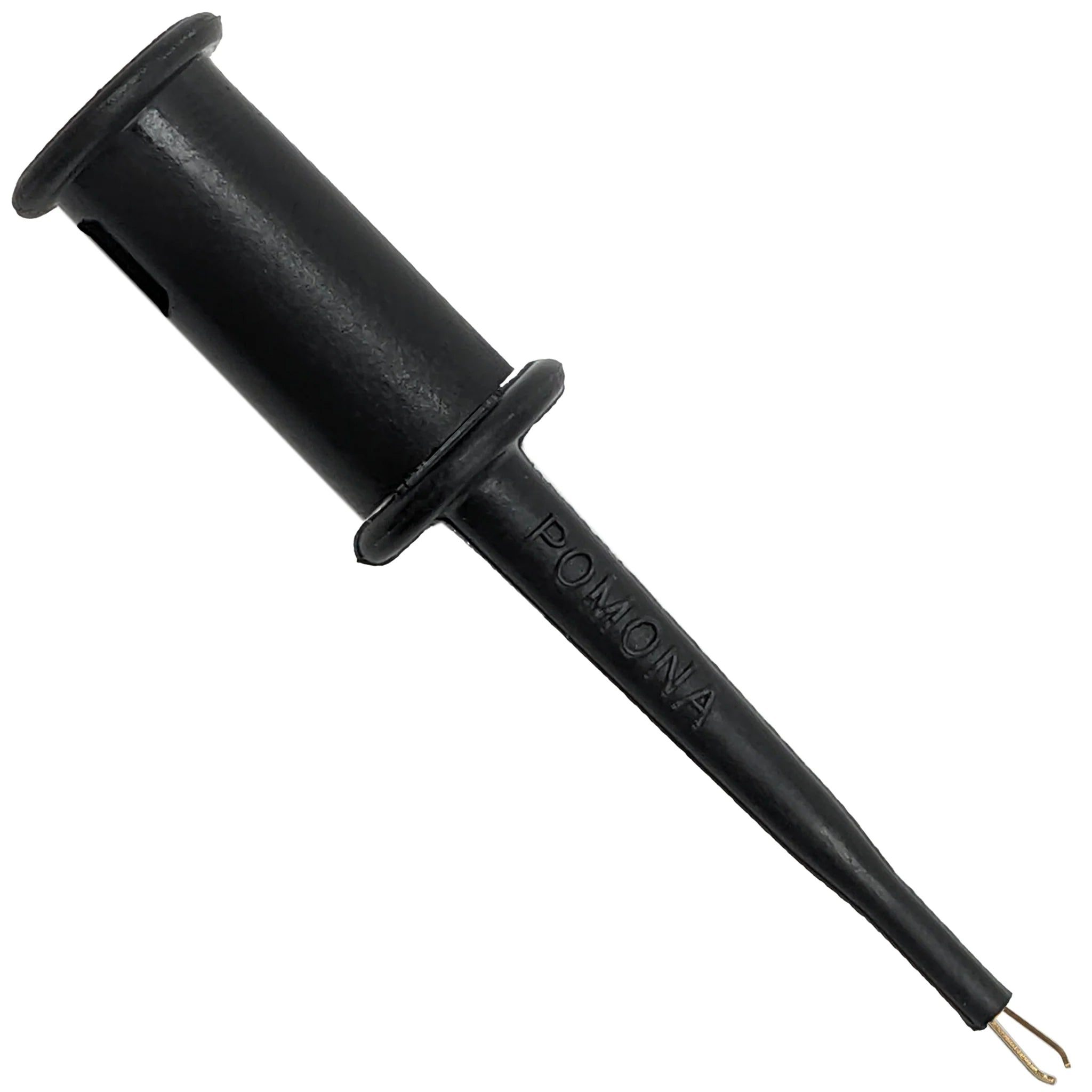 Premium Black SMD Test Clip Grabber for DIY Electronics - High-Quality Spring-Loaded IC Test Hook for Circuit Board Repair & Prototyping (Ideal for Arduino, Raspberry Pi Projects)