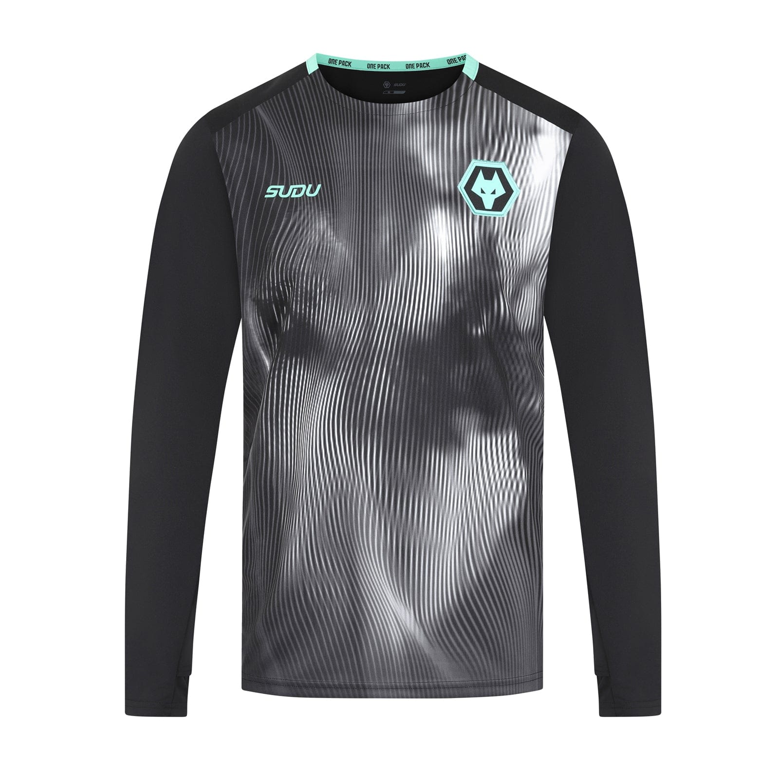 2024-2025 Wolves Coaches Training Long Sleeve T-Shirt - Black | Performance Athletic Shirt for Basketball, Football & Soccer Coaches | Team Sideline & Practice Wear