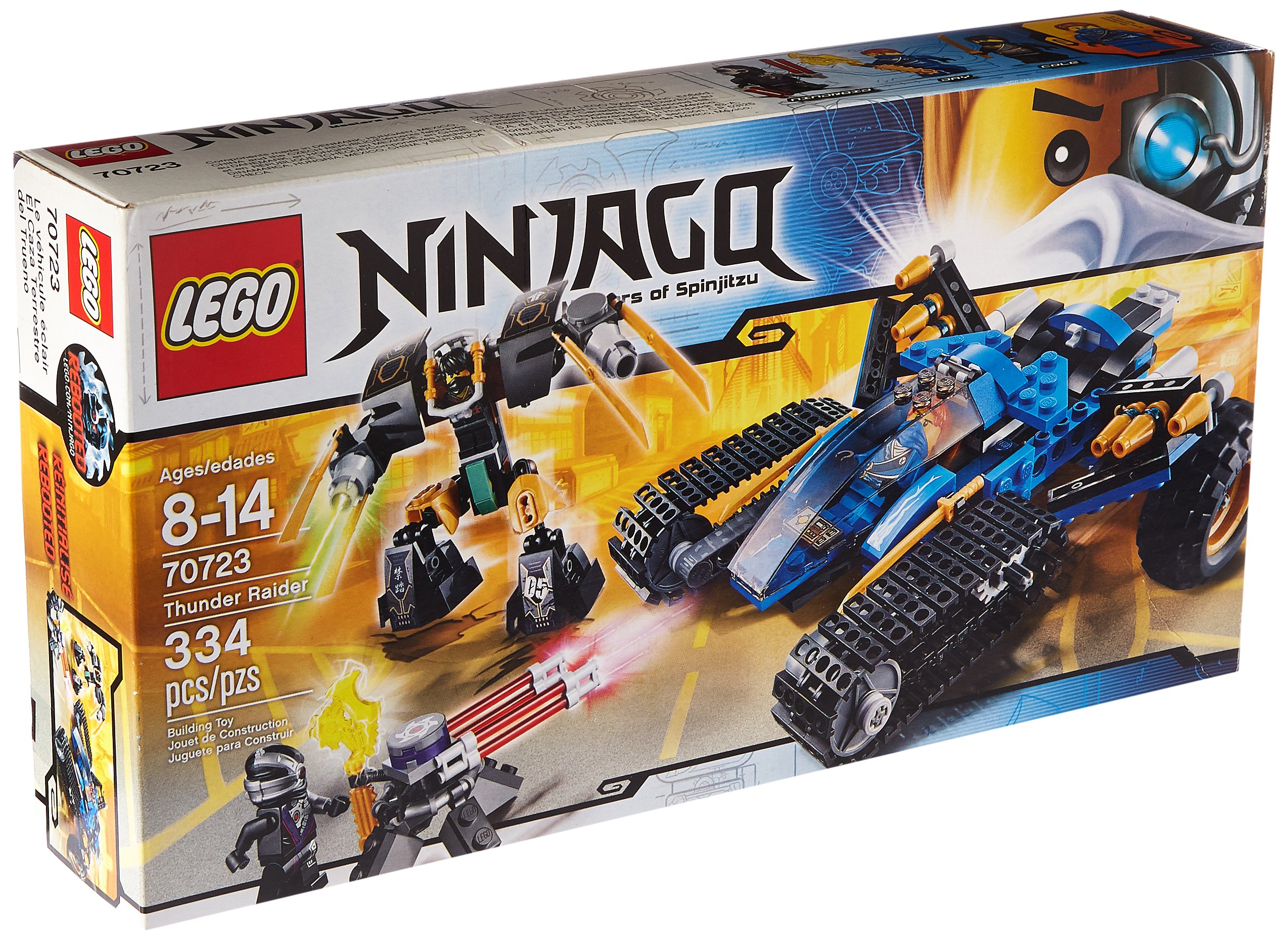 LEGO Ninjago 70723 Thunder Raider Building Set - Ninja Toy for Kids with Minifigures | Perfect for Creative Play, Birthday Gifts & Collectors