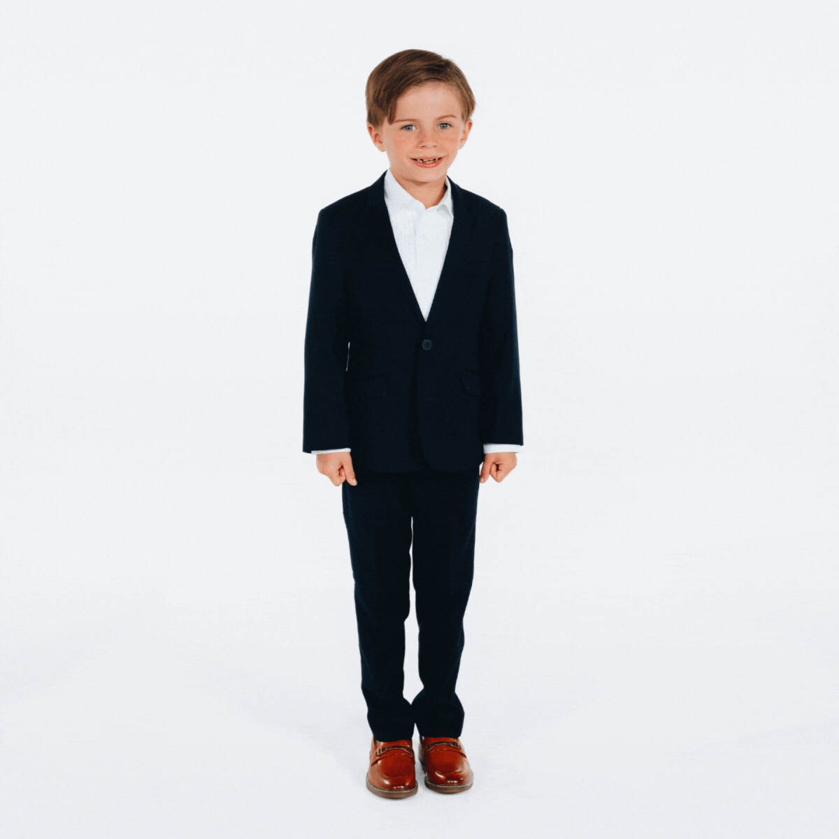 Premium Navy Blue Mod Suit for Men - Stylish Slim Fit Business Formal Wear | Perfect for Office, Weddings & Special Occasions