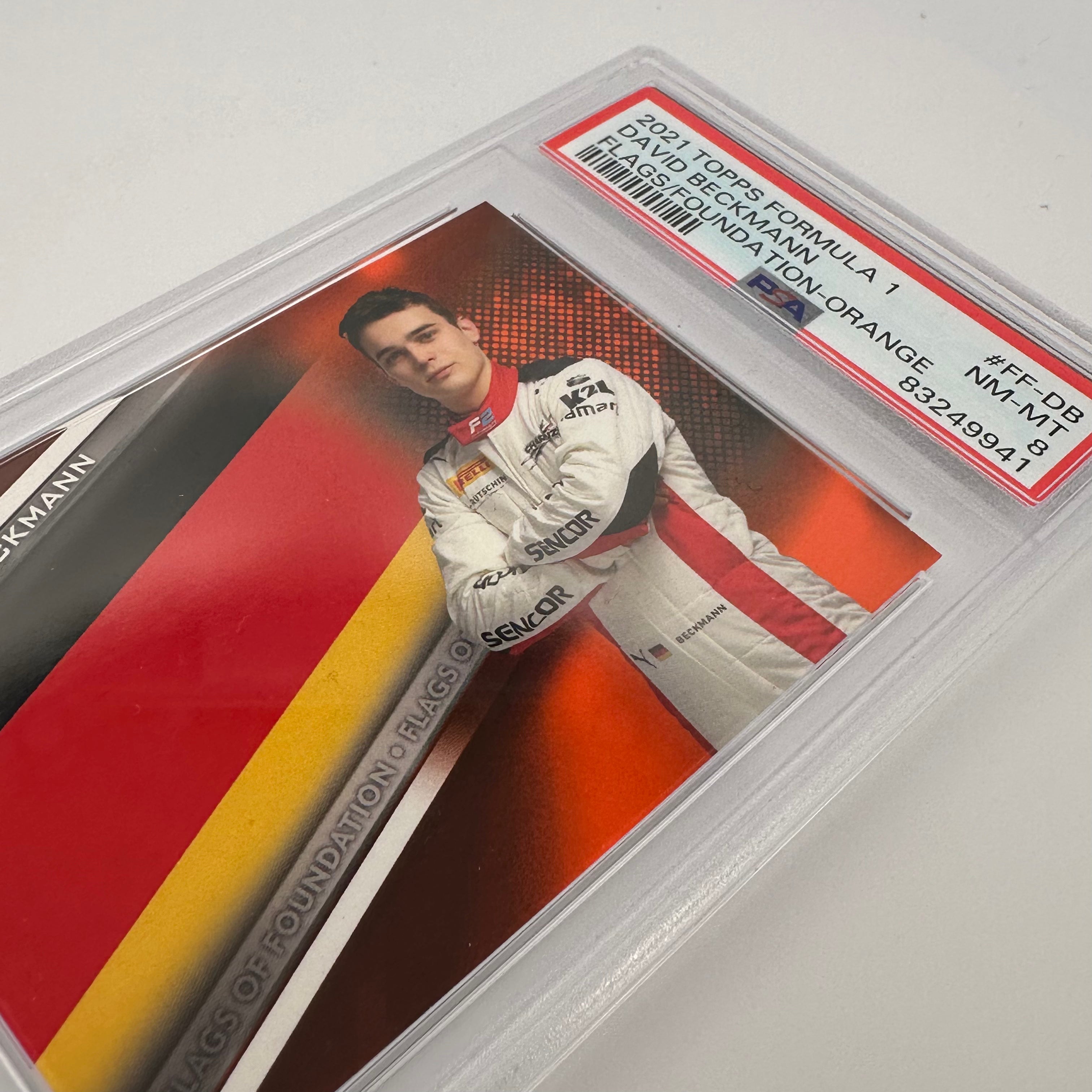 PSA 8 Graded 2005 David Beckmann #FF DB Flags Of Foundation Orange Soccer Card - Perfect for Collectors, Investors & Soccer Memorabilia Displays