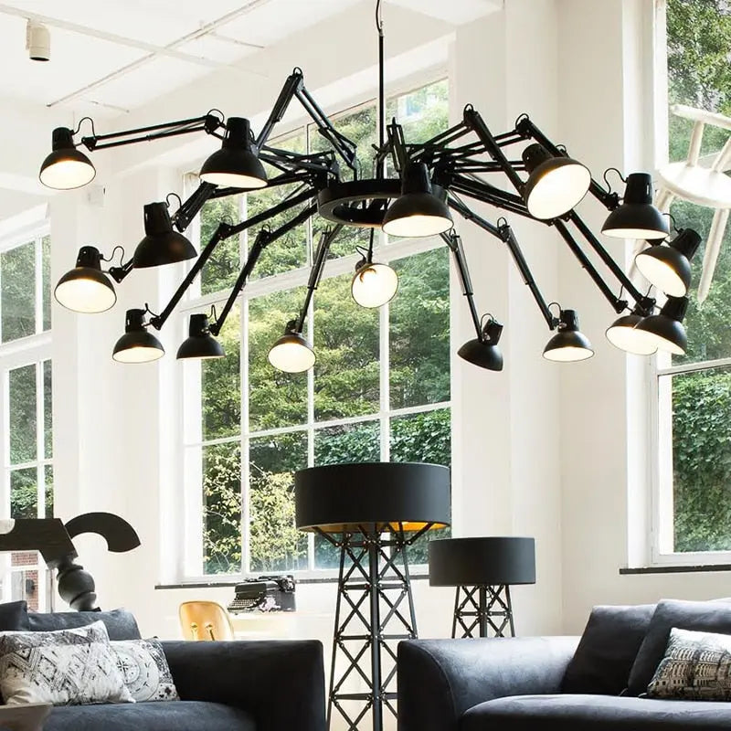 Elegant Black Chandeliers for Dining Room - Modern Crystal Ceiling Light Fixture - Perfect for Home Decor, Wedding Venues & Restaurant Lighting
