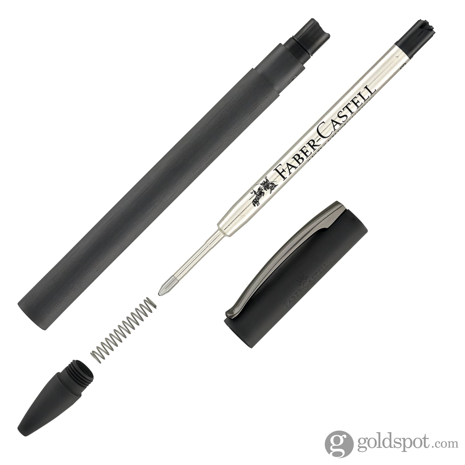 Faber-Castell Ambition Premium All-Black Ballpoint Pen - Smooth Writing for Office, School & Business Gifts