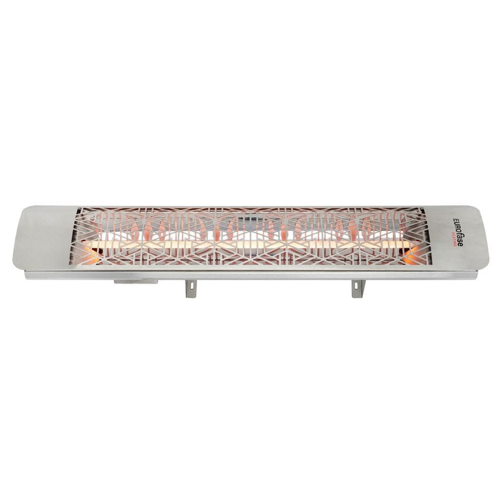 Eurofase 1500W 39 Inch Single Element Electric Heater with Mason Decor Plate - Energy Efficient Space Heater for Living Room, Bedroom & Office