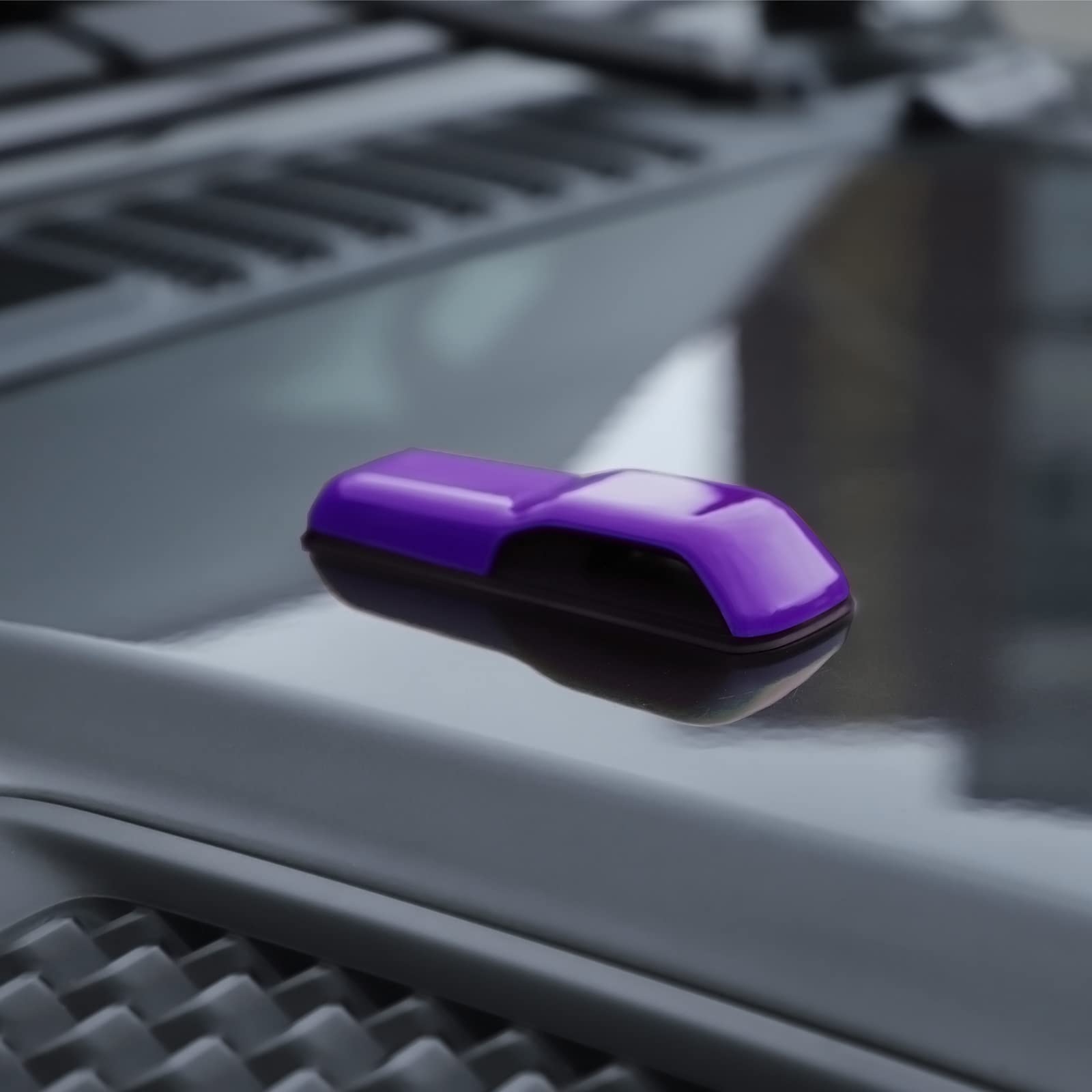 Purple Jeep Wrangler JL (2018-2021) & Gladiator JT (2020-2021) Engine Hood Hinge Cover Decoration - Durable Exterior Accessories for Off-Road Protection & Style Upgrade
