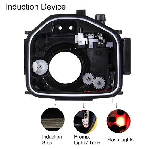 ZAORUN 40m Waterproof Diving Camera Case - Underwater Housing for Panasonic LUMIX DMC-LX100 | Perfect for Scuba Diving, Snorkeling & Beach Photography