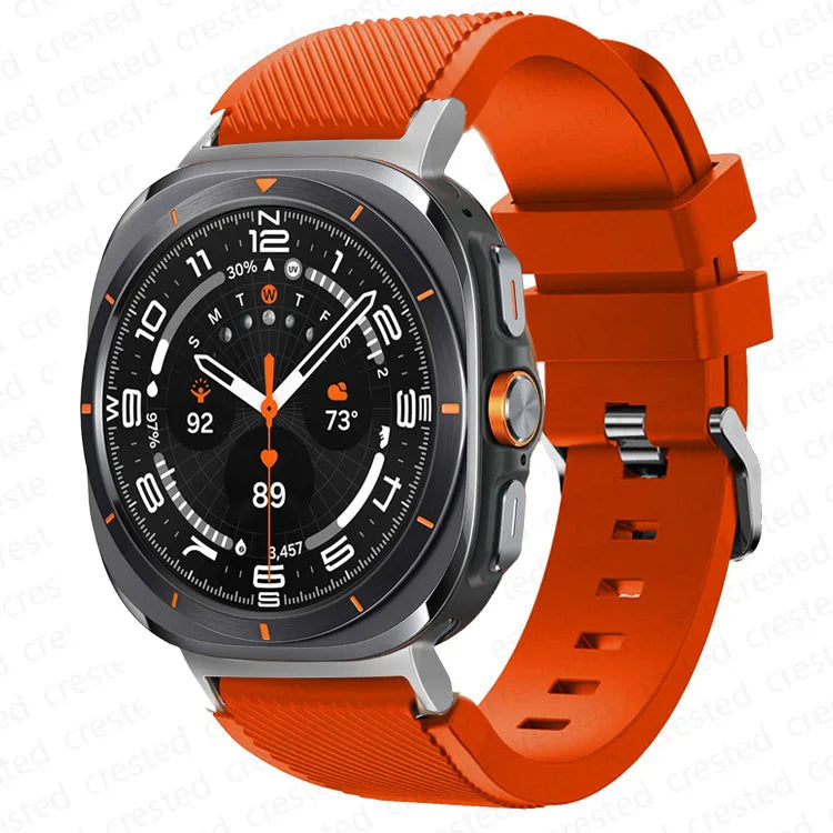 Rugged Band for Samsung Galaxy Watch Ultra - Durable Military-Grade Strap for Outdoor Sports & Fitness Tracking