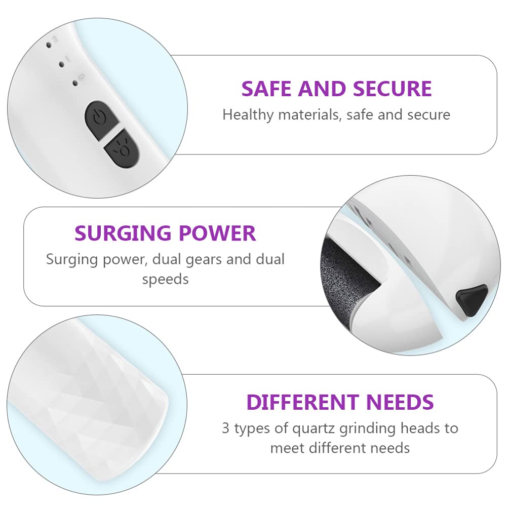 Professional Electric Foot Scraper Kit - Reusable Dead Skin Remover & Callus Trimmer for Pedicure, Soft & Smooth Feet - Perfect for Home Spa, Salon Care & DIY Foot Treatment