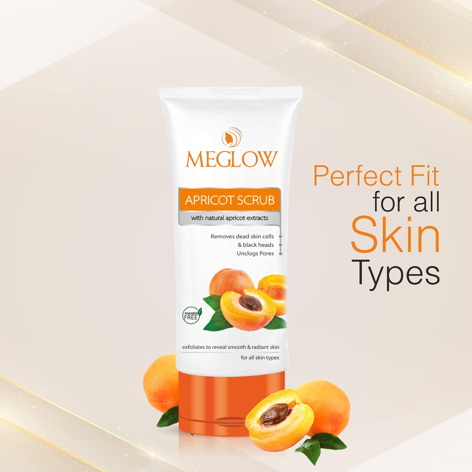 **Meglow Men's Skincare Kit - 3-Piece Set with Fairness Cream (50g), Apricot Scrub (70g), & Refreshing Face Wash (70g) | Aloe Vera, Vitamin E, Natural Extracts | Brightens, Exfoliates & Cleanses | Perfect for Daily Skincare & Gifts**