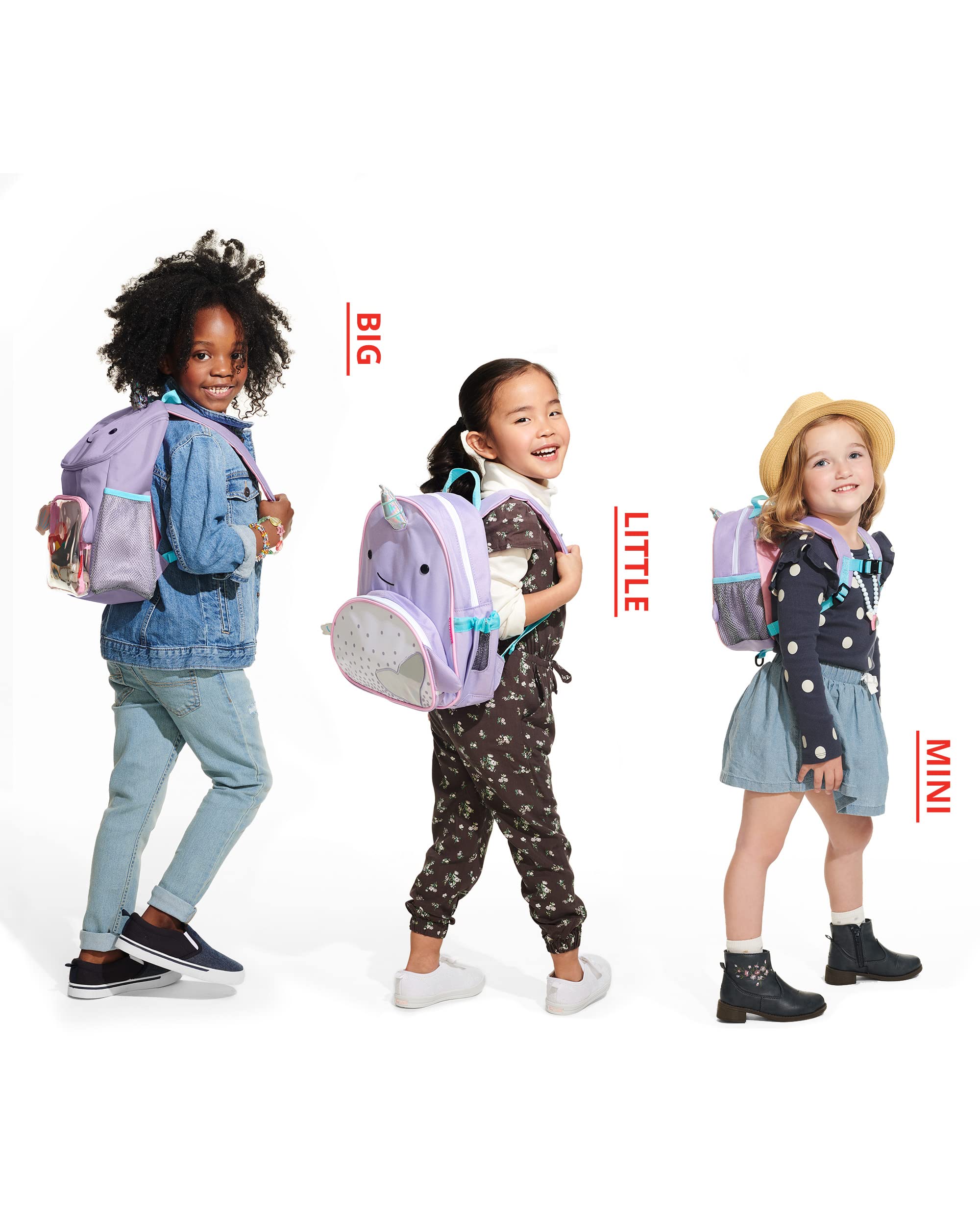 Skip Hop Zoo Little Kid Backpack - Cute Animal-Themed Backpack for Toddlers & Preschoolers - Perfect for School, Daycare, Travel & Outdoor Adventures