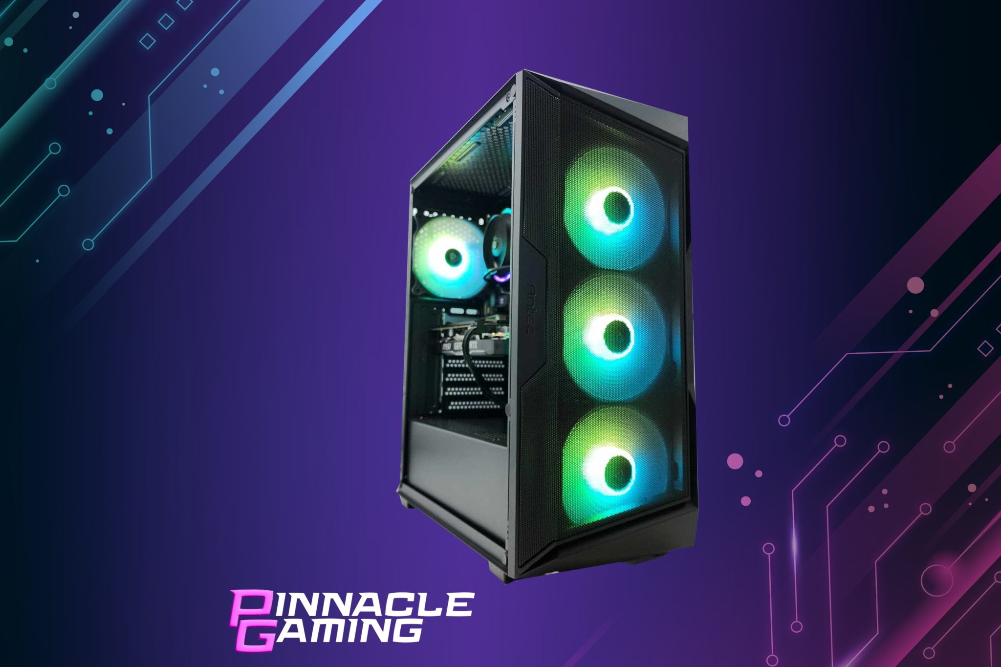 High-Performance Gaming Desktop PC - Intel i7 13700K, NVIDIA RTX 5080, 2TB M.2 SSD, 32GB DDR5 5600MHz, RGB Lighting, B760 Motherboard - Perfect for VR Gaming, Streaming & Content Creation