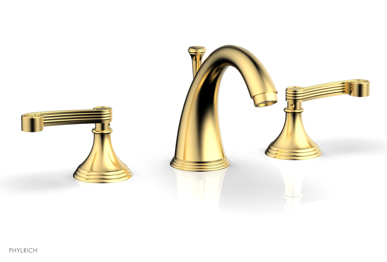 3-Hole Widespread Bathroom Faucet - D206 Brushed Nickel Finish for Sink Vanity, Perfect for Modern Home & Hotel Renovation