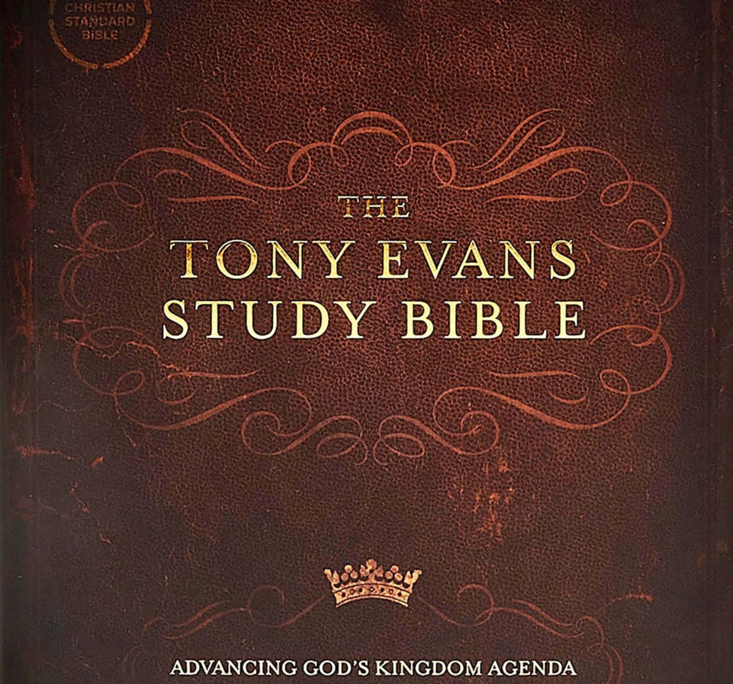 CSB Tony Evans Study Bible - Hardcover, Black Letter Edition with Study Notes, Commentary, Articles, Videos & Charts | Easy-to-Read Serif Type | Perfect for Bible Study, Sermon Preparation & Personal Devotion