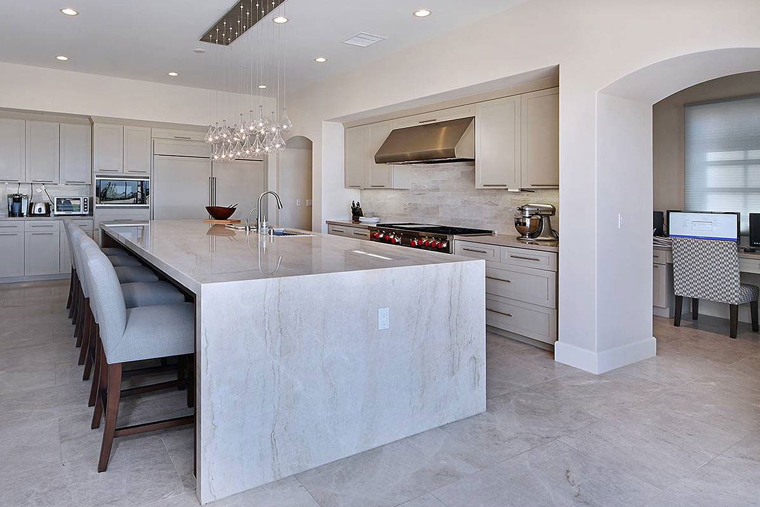 Premium Corsica Pearl Crystallized Quartzite Countertops - Durable & Elegant Natural Stone for Kitchen & Bathroom Renovations