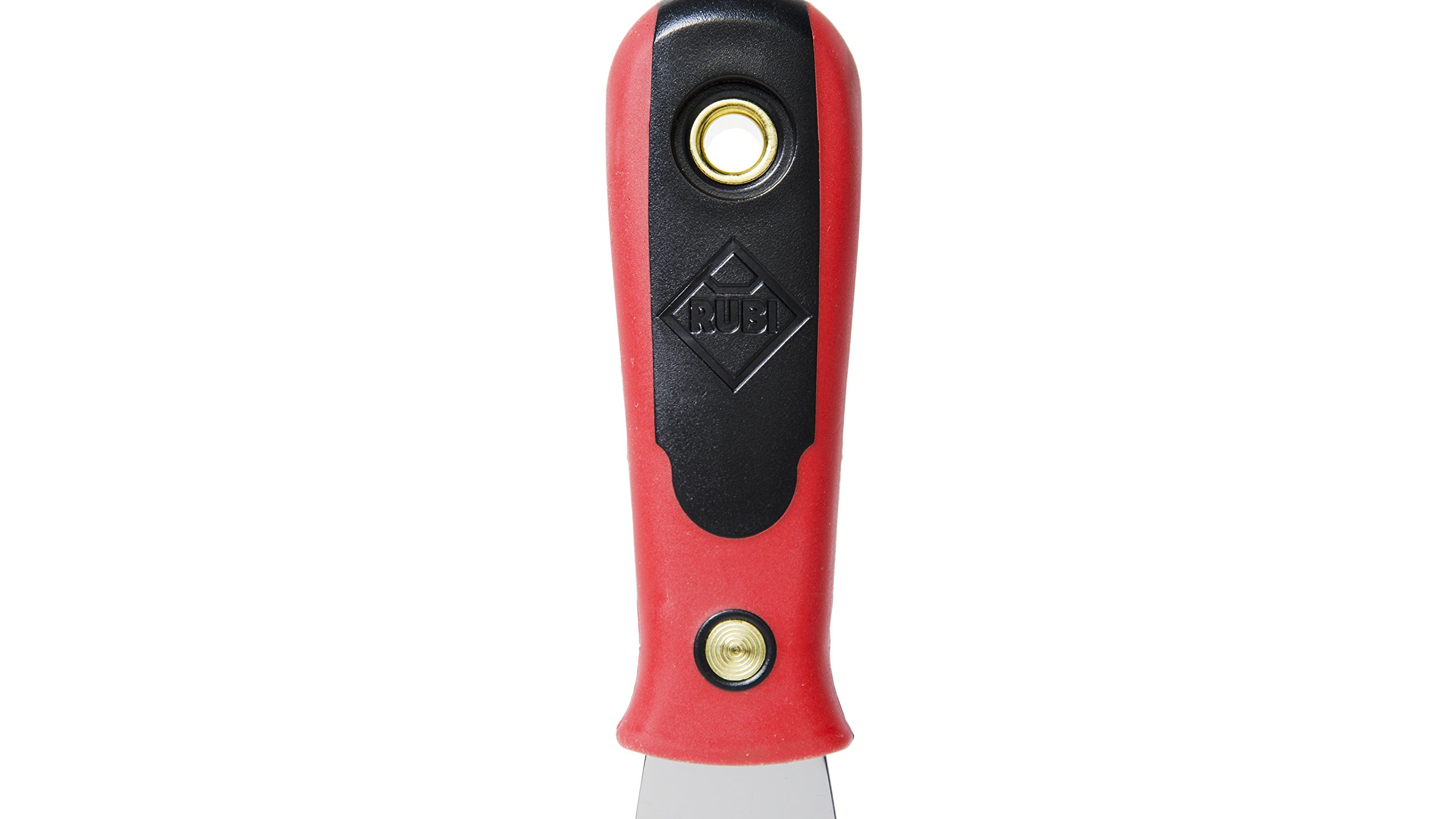 Rubi 73909 Professional Painter's Spatula - 40mm Wide, Red - Perfect for Wall Painting, Drywall Repair & DIY Home Improvement Projects