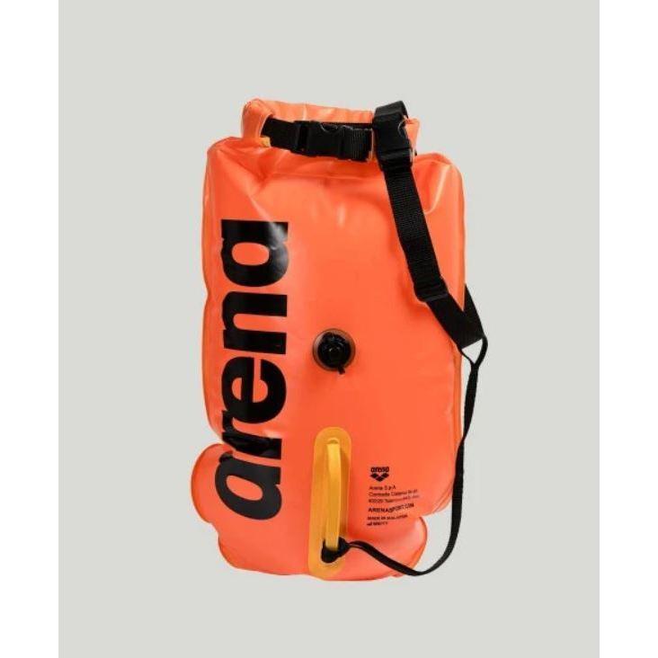 High Visibility Open Water Buoy - Orange & Yellow Safety Float for Boating, Swimming & Marine Activities